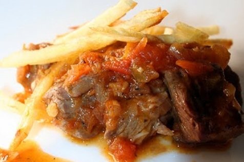 Foto de la receta de guiso de ternera con patatas Receta de guiso de ternera con patatas