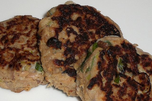 Foto de la receta de hamburguesas de atún Receta de hamburguesas de atún