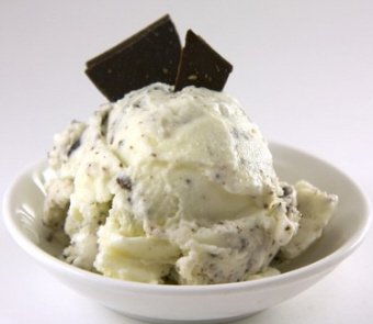 Foto de la receta de helado de stracciatella Receta de helado de stracciatella