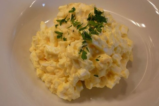 Foto de la receta de huevos con mayonesa Receta de huevos con mayonesa