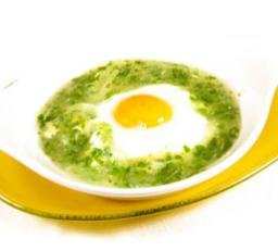 Foto de la receta de huevos en salsa verde Receta de huevos en salsa verde