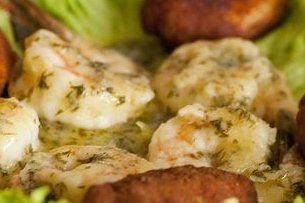 Foto de la receta de langostinos al ajillo Receta de langostinos al ajillo