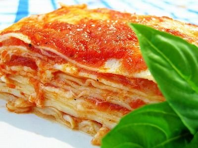 Foto de la receta de lasaña italiana Receta de lasaña italiana