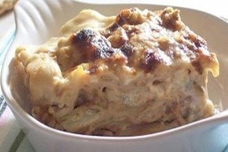 Foto de la receta de lasaña de cinco quesos Receta de lasaña de cinco quesos