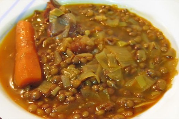 Foto de la receta de lentejas con zanahoria Receta de lentejas con zanahoria