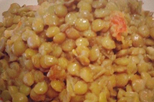 Foto de la receta de lentejas guisadas con pollo Receta de lentejas guisadas con pollo