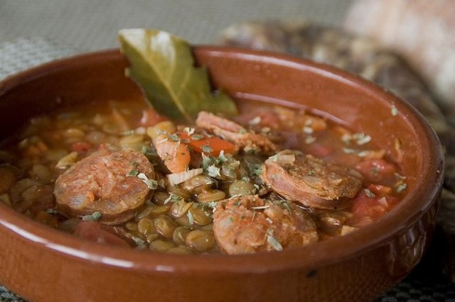 Foto de la receta de lentejas guisadas Receta de lentejas guisadas