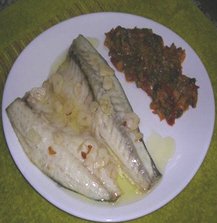 Foto de la receta de lubina a la espalda al horno Receta de lubina a la espalda al horno