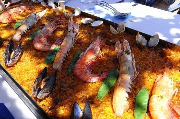 Foto de la receta de mariscos con arroz Receta de mariscos con arroz