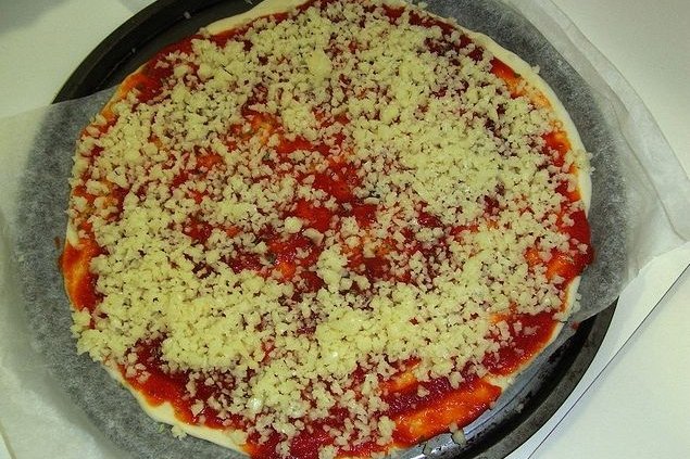 Foto de la receta de masa de pizza casera Receta de masa de pizza casera