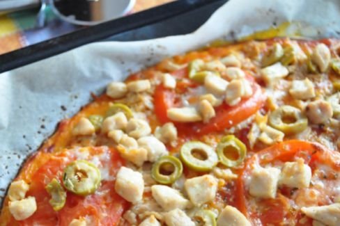 Foto de la receta de masa de pizza con coliflor Receta de masa de pizza con coliflor