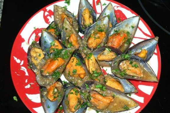 Foto de la receta de mejillones a la marinera Receta de mejillones a la marinera