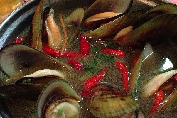 Foto de la receta de mejillones en salsa picante Receta de mejillones en salsa picante