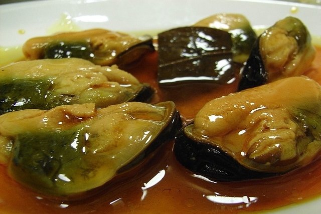 Foto de la receta de mejillones en salsa Receta de mejillones en salsa