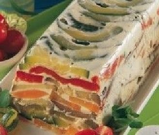 Foto de la receta de milhojas de verduras Receta de milhojas de verduras