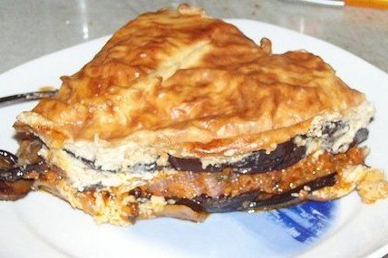 Foto de la receta de moussaka Receta de moussaka