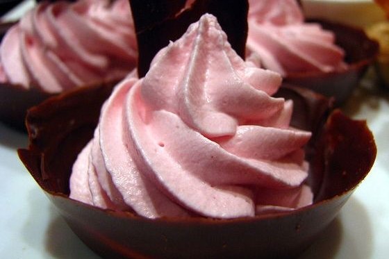 Foto de la receta de mousse de fresas Receta de mousse de fresas