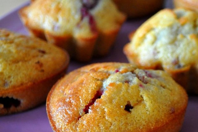 Foto de la receta de muffins de arándanos Receta de muffins de arándanos