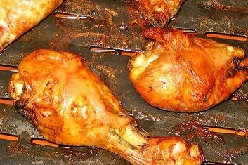 Foto de la receta de muslos de pollo al horno Receta de muslos de pollo al horno