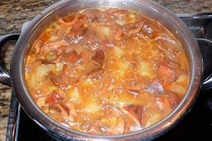 Foto de la receta de níscalos con patatas Receta de níscalos con patatas