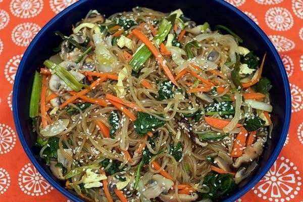 Foto de la receta de noodles con verduras Receta de noodles con verduras
