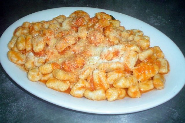 Foto de la receta de Ñoquis con tomate Receta de Ñoquis con tomate