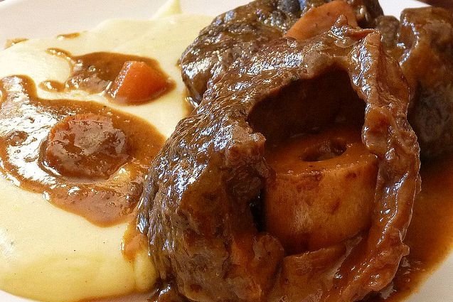 Foto de la receta de osobuco con verduras Receta de osobuco con verduras