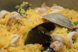 Foto de la receta de paella de mariscos Receta de paella de mariscos
