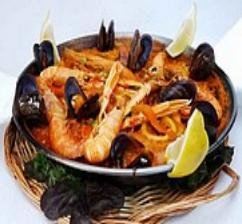 Foto de la receta de paella de pescado Receta de paella de pescado