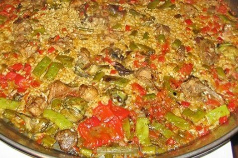 Foto de la receta de paella valenciana Receta de paella valenciana