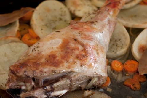 Foto de la receta de paletilla de cordero al horno Receta de paletilla de cordero al horno