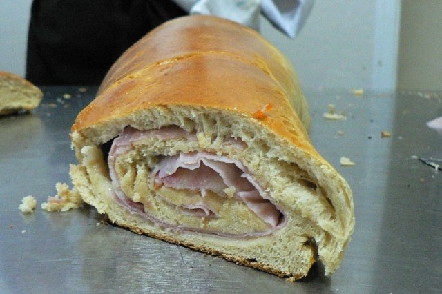 Foto de la receta de pan de jamón Receta de pan de jamón