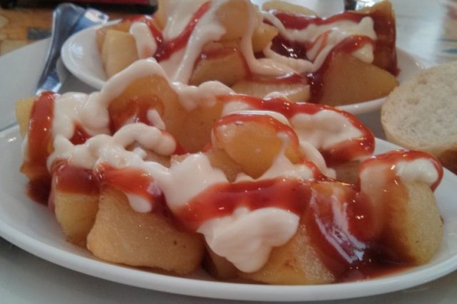 Foto de la receta de papas bravas Receta de papas bravas