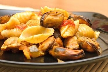 Foto de la receta de pasta a la marinera Receta de pasta a la marinera