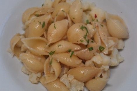Foto de la receta de pasta con coliflor Receta de pasta con coliflor