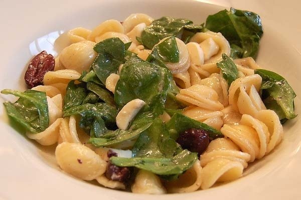 Foto de la receta de pasta con espinacas Receta de pasta con espinacas