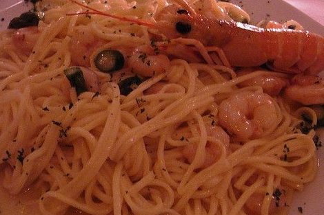 Foto de la receta de pasta con marisco Receta de pasta con marisco