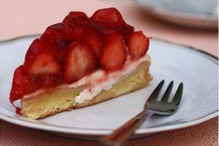 Foto de la receta de pastel de fresas Receta de pastel de fresas