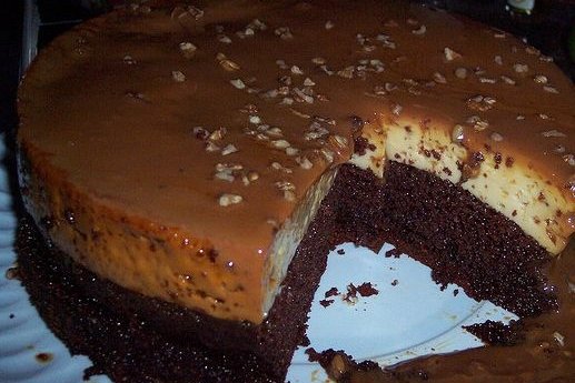 Foto de la receta de pastel imposible Receta de pastel imposible