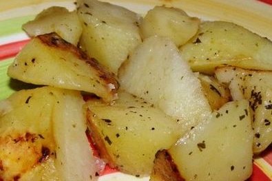 Foto de la receta de patatas asadas con tomillo Receta de patatas asadas con tomillo