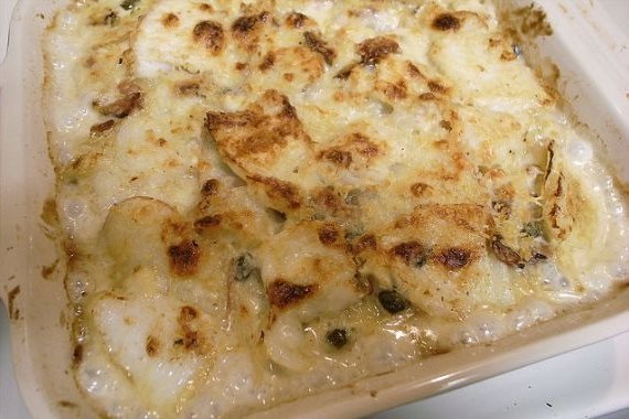 Foto de la receta de patatas cremosas Receta de patatas cremosas