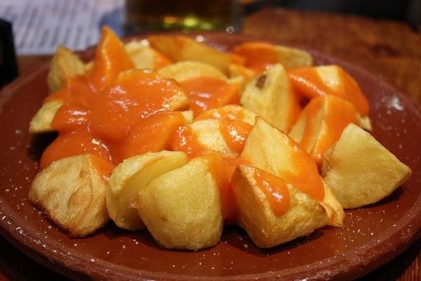 Foto de la receta de patatas fritas bravas Receta de patatas fritas bravas