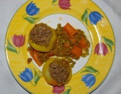 Foto de la receta de patatas rellenas de carne Receta de patatas rellenas de carne