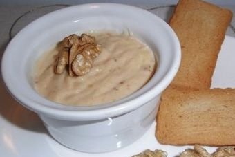 Foto de la receta de paté de queso y nueces Receta de paté de queso y nueces