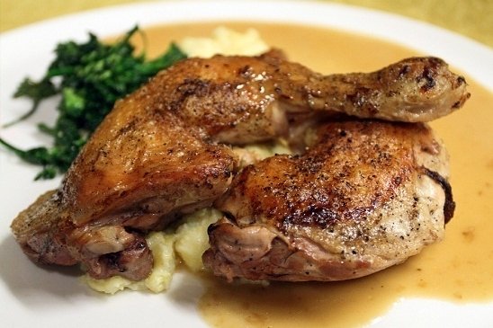 Foto de la receta de pavo con salsa Receta de pavo con salsa