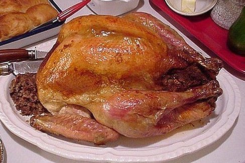 Foto de la receta de pavo relleno navideño Receta de pavo relleno navideño