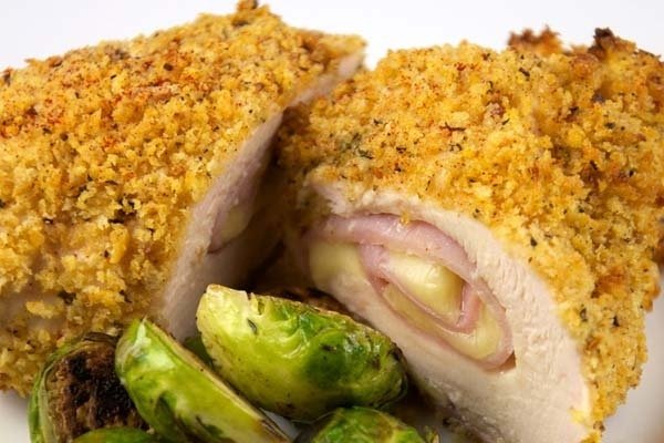 Foto de la receta de pechuga cordon bleu Receta de pechuga cordon bleu