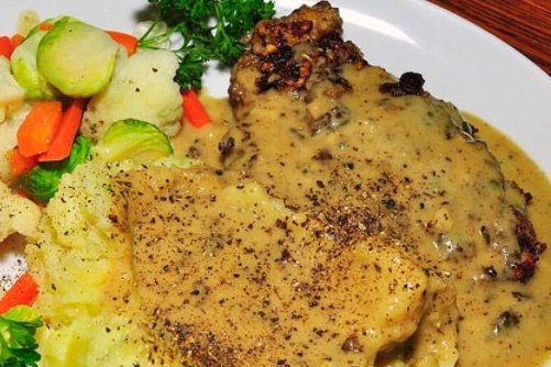 Foto de la receta de pechuga de pollo a la mostaza Receta de pechuga de pollo a la mostaza