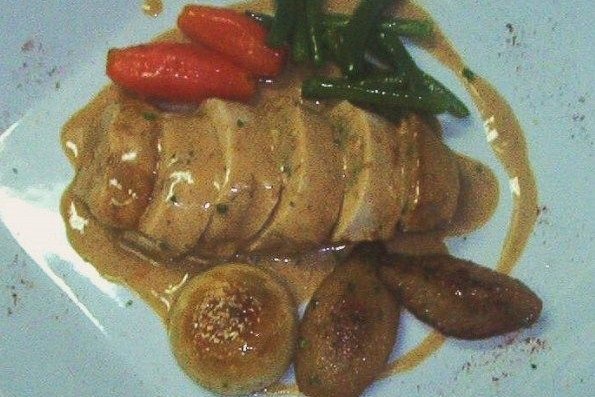 Foto de la receta de pechugas de pollo rellenas con calabaza Receta de pechugas de pollo rellenas con calabaza