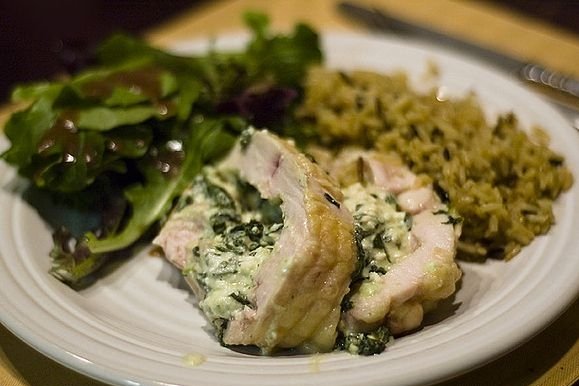 Foto de la receta de pechugas de pollo rellenas Receta de pechugas de pollo rellenas